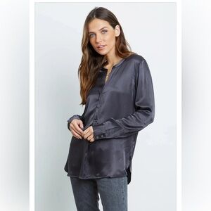 Rails Pearl Shirt Slate sz XS